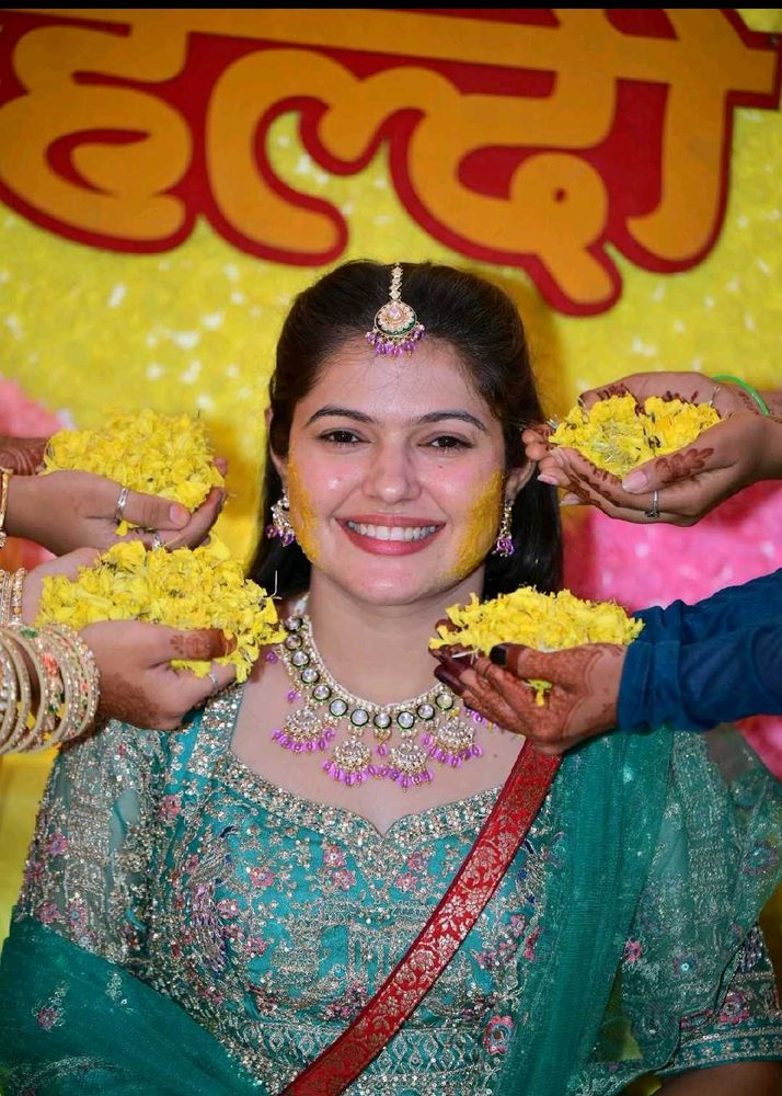Jwellery Set For Haldi/mehdi Function