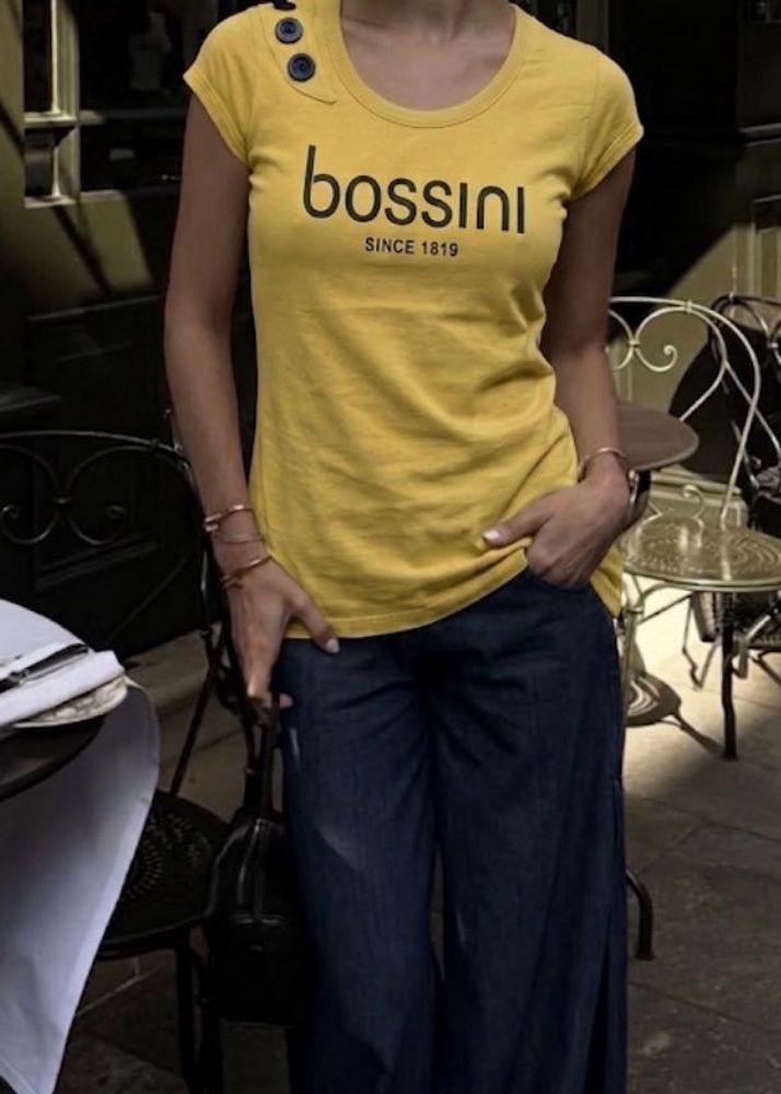 Vintage 2000s Yellow Top