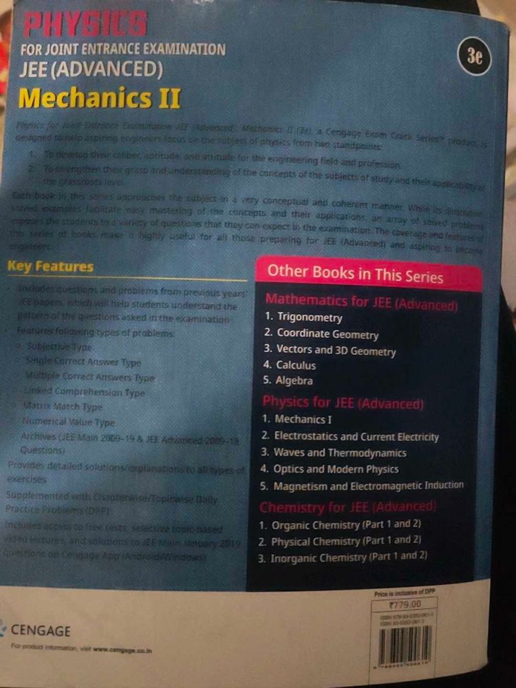 Physics JEE (Advanced) Mechanics II Book