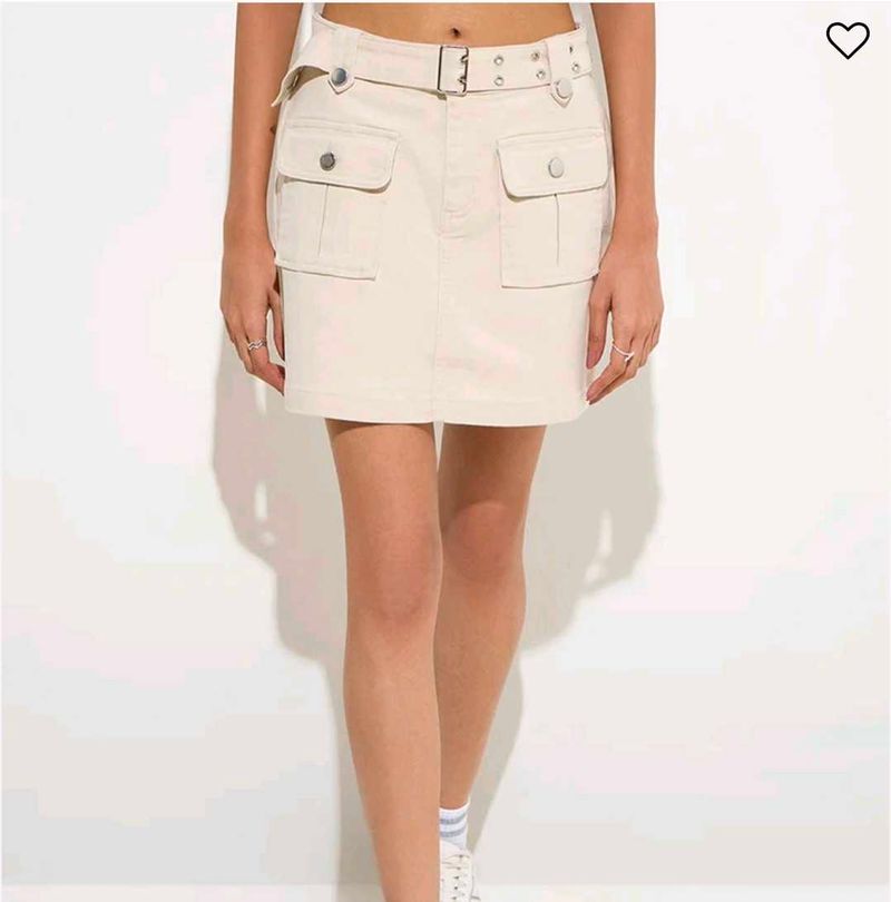 Khaki Skort with Pockets