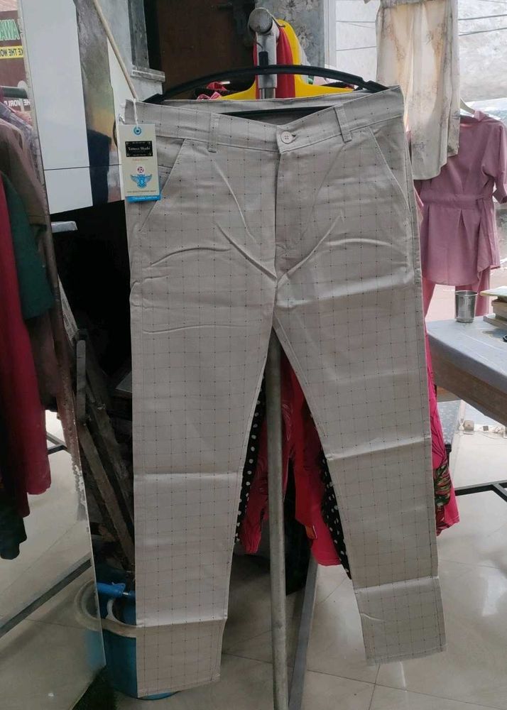 Men's Checked Pants
