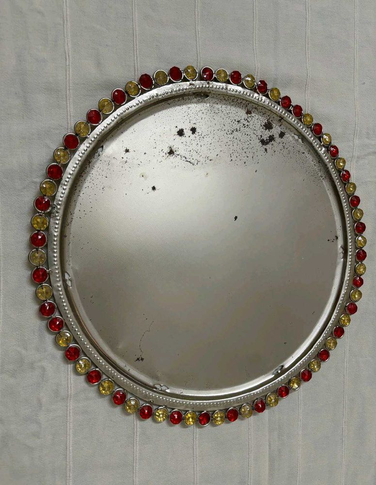 Metal Serving Tray Vintage
