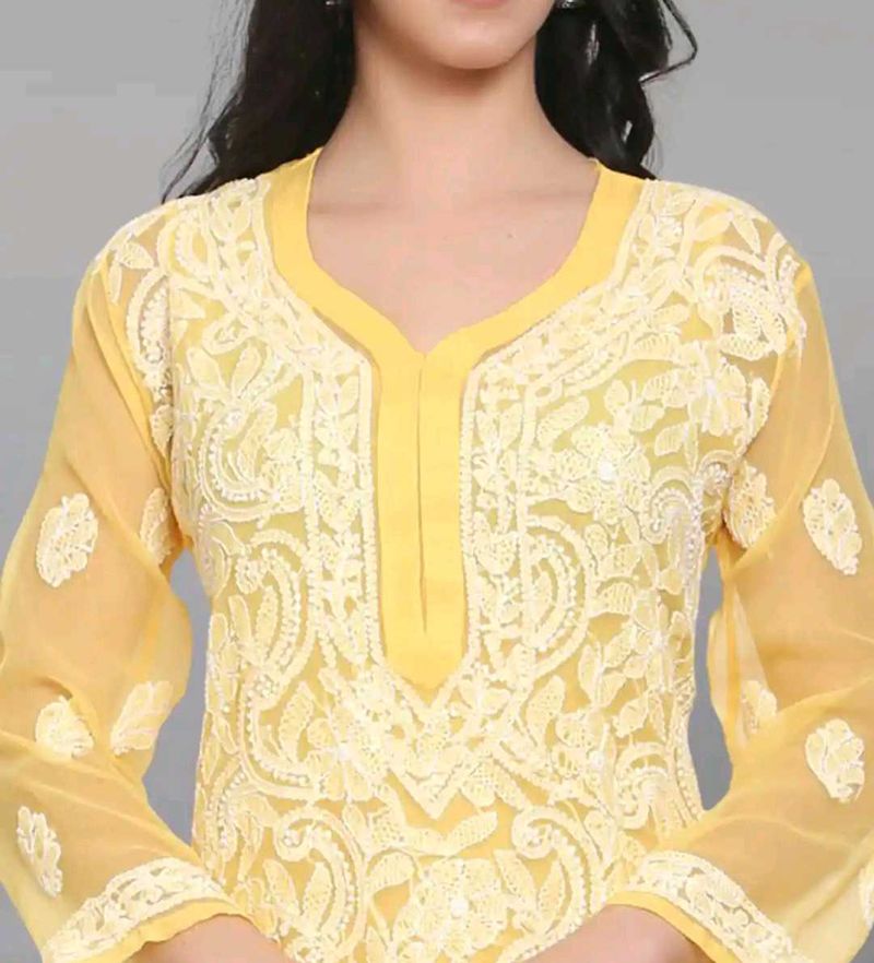 Elegant Yellow Kurta