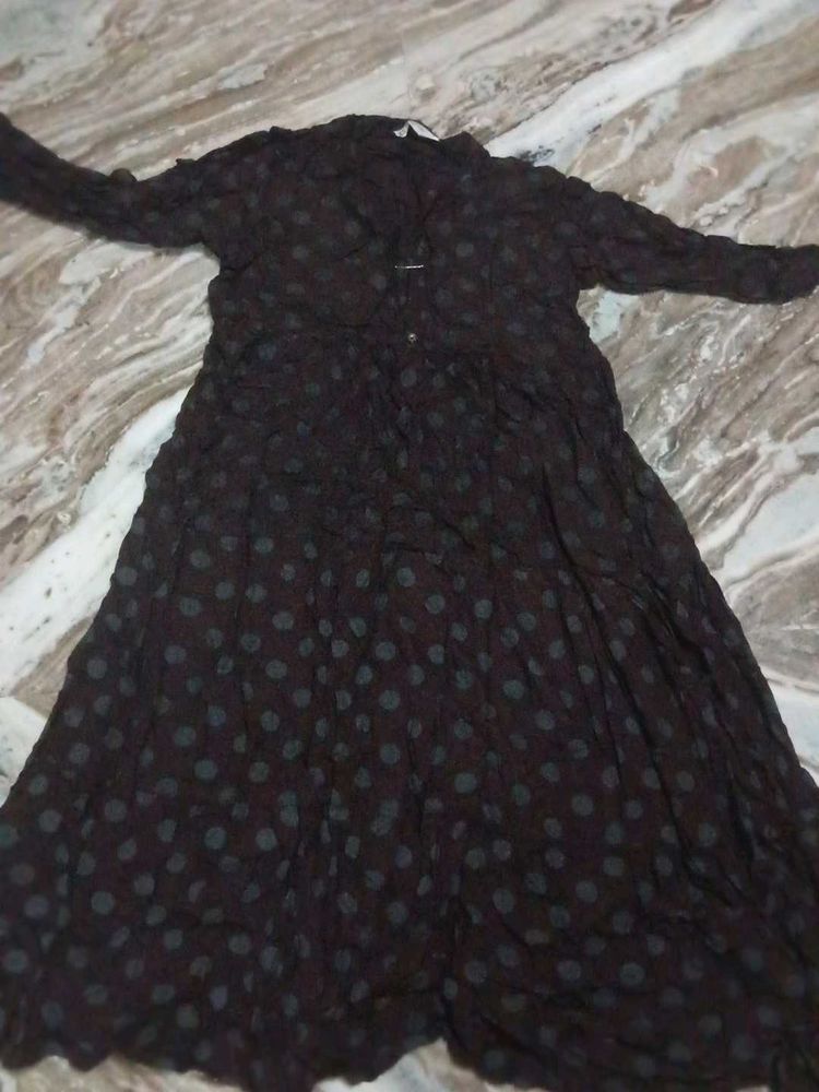Chic Polka Dot Maxi Dress