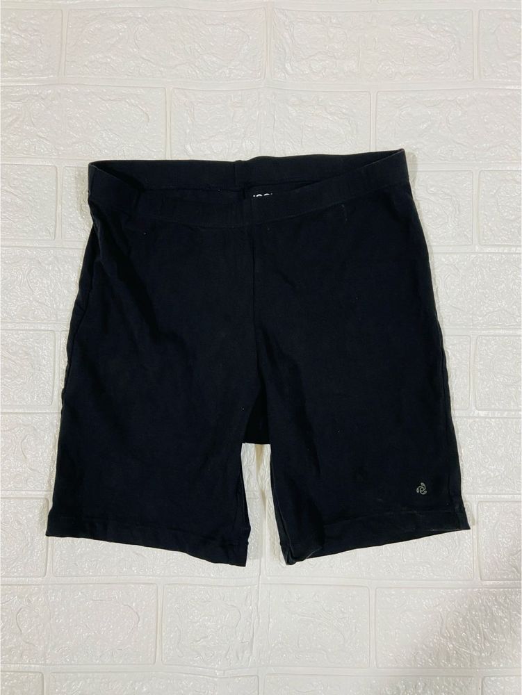 JOCKEY Comfortable Black Bike Shorts