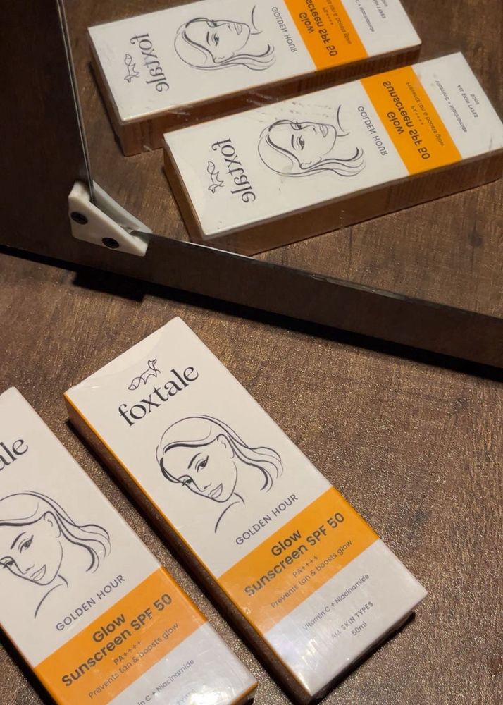 Foxtale Glow Sunscreen SPF 50✨