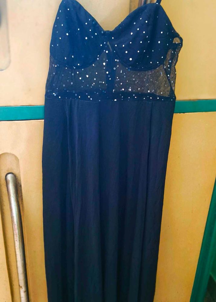 Sparkly black Maxi Dress