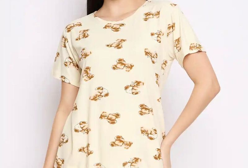Cute Teddy Bear Pajama Top