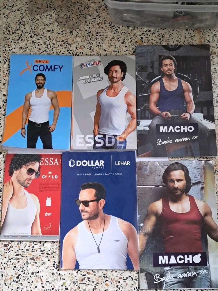 6 letters pads booklets featuring Actors