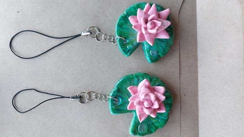 Cute Lotus Flower Charms for Phone/Bag