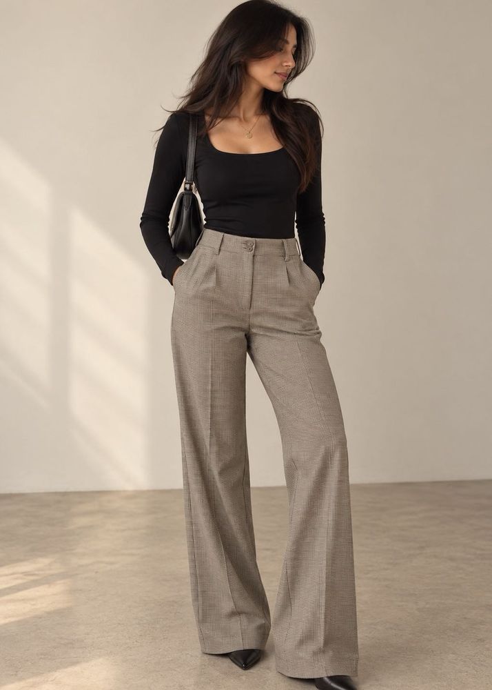 Classic Wide-Leg Trousers