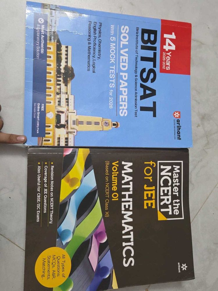 BITSAT &amp; JEE Maths Study Books