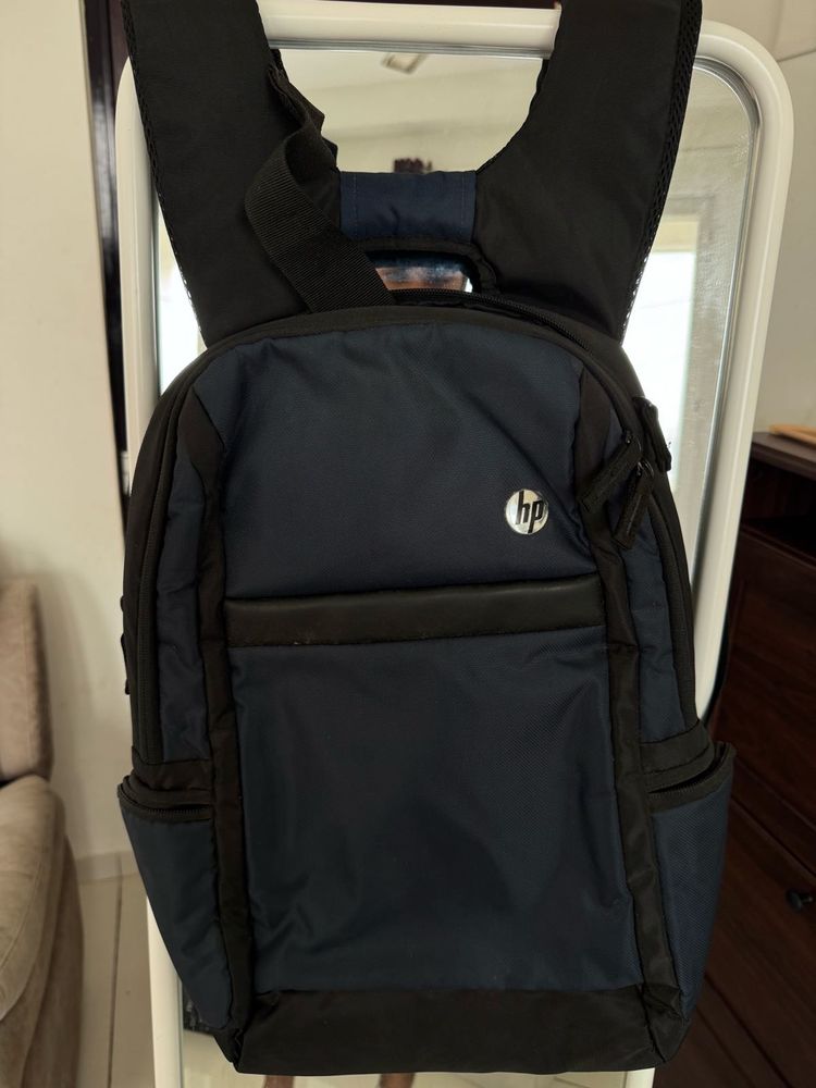 HP Navy Blue laptop Backpack