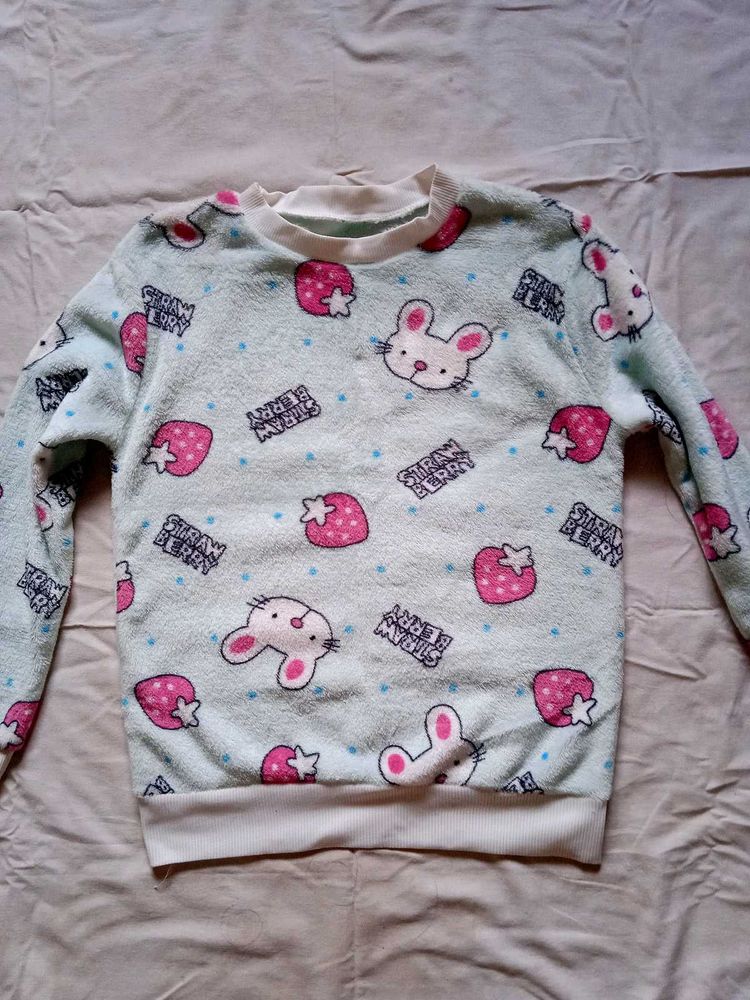 Cute Bunny &amp; Strawberry Sweatshirt