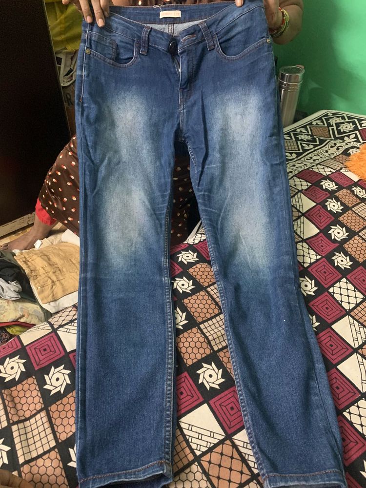 Classic Blue Wash Denim Jeans