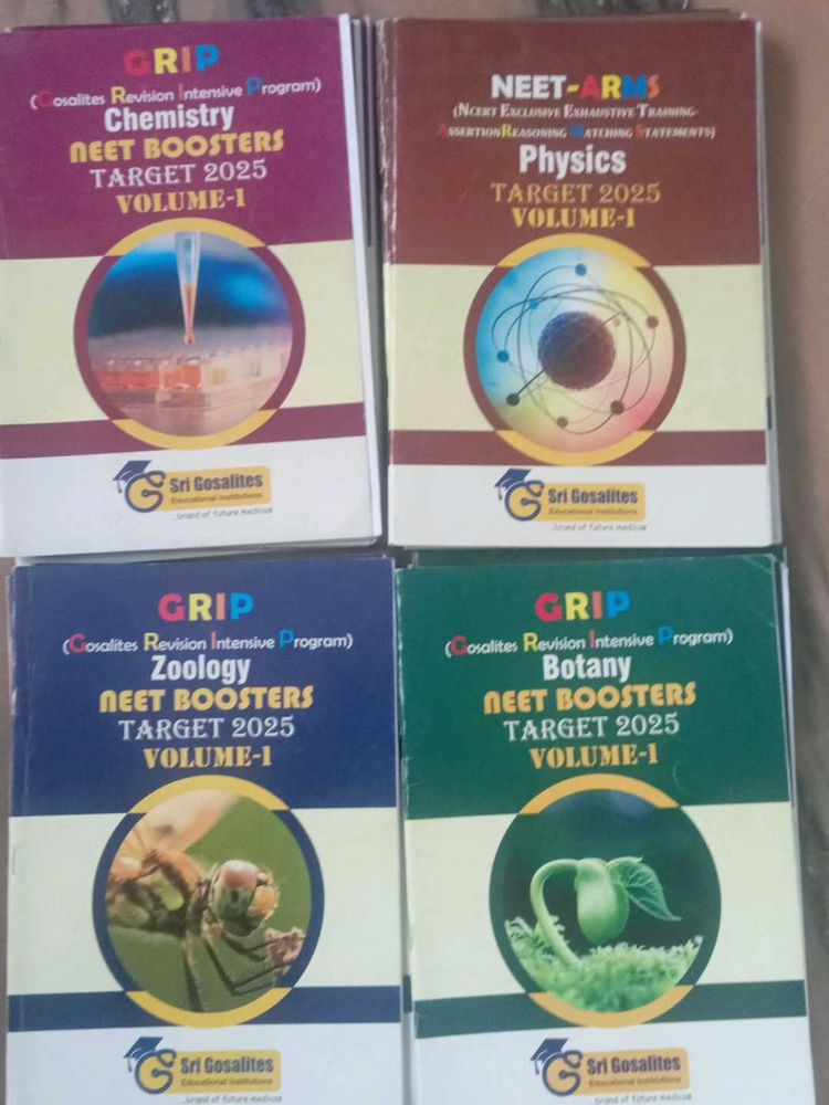 NEET Target 2025 Booster Books - All Subjects