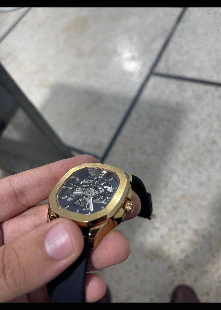 Kredo Men Otus Rose Gold Watch