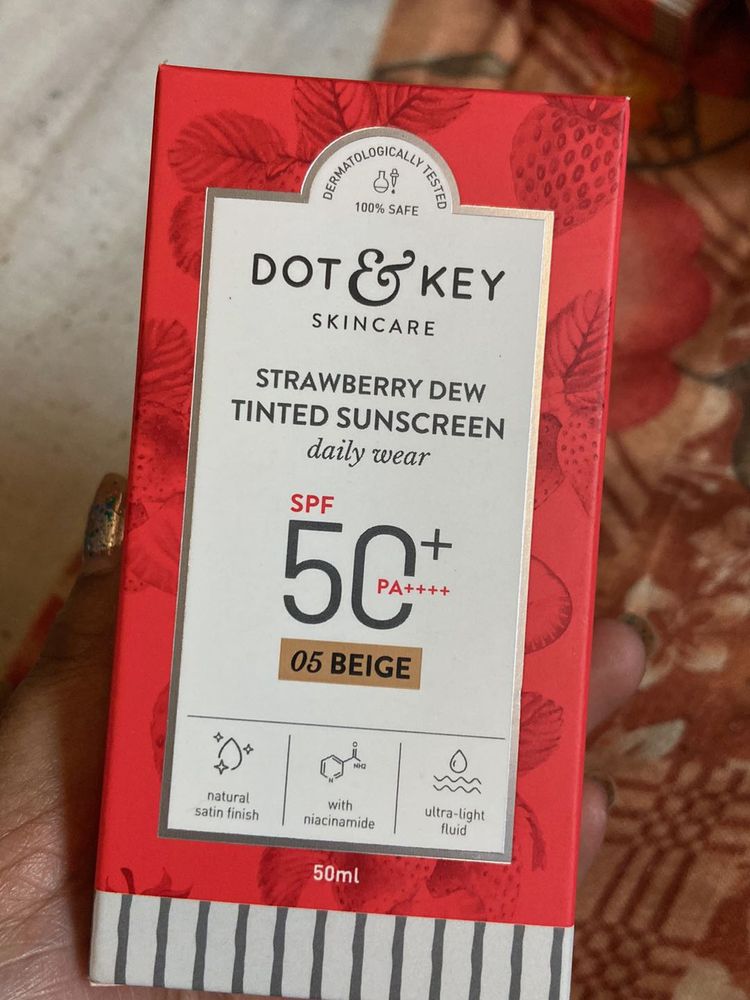 Dot &amp; Key Strawberry Dew Tinted Sunscreen SPF 50+