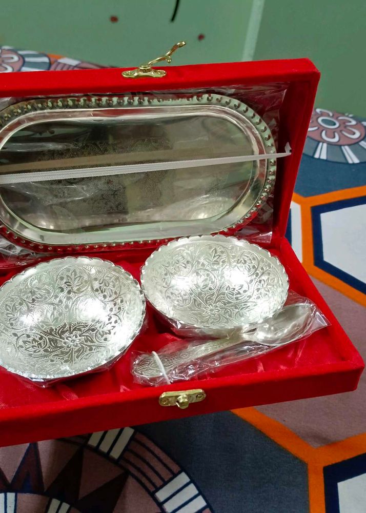 Silver Plated Bowl Set