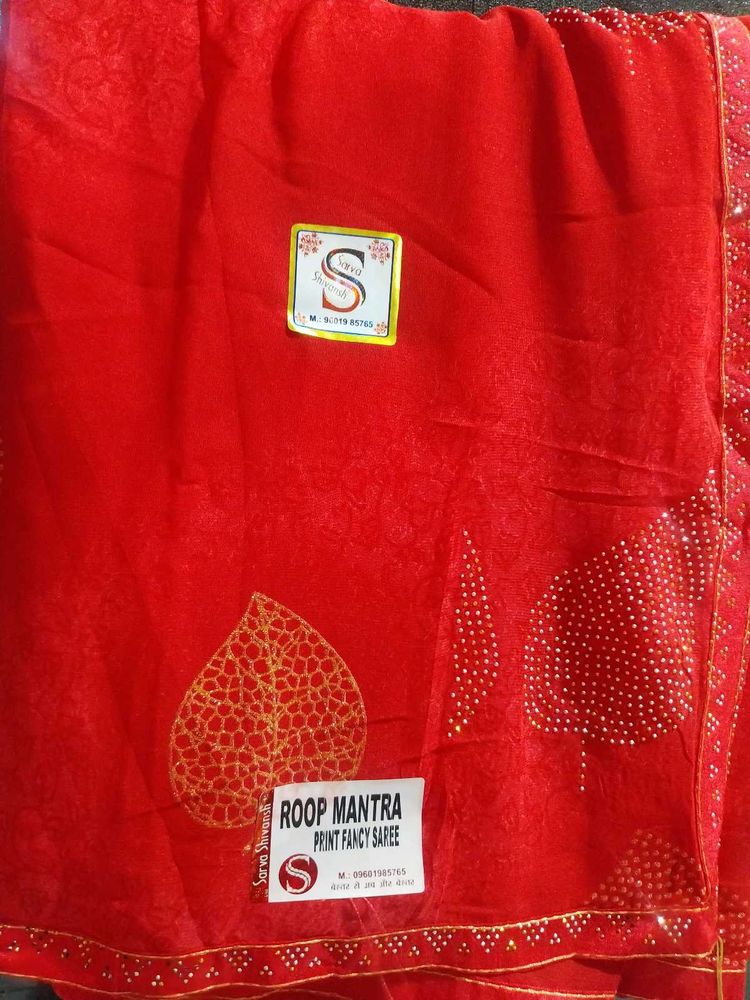 combo of three red saree