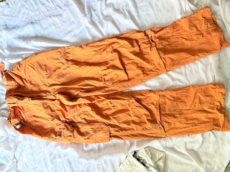 Orange Cargo Pants
