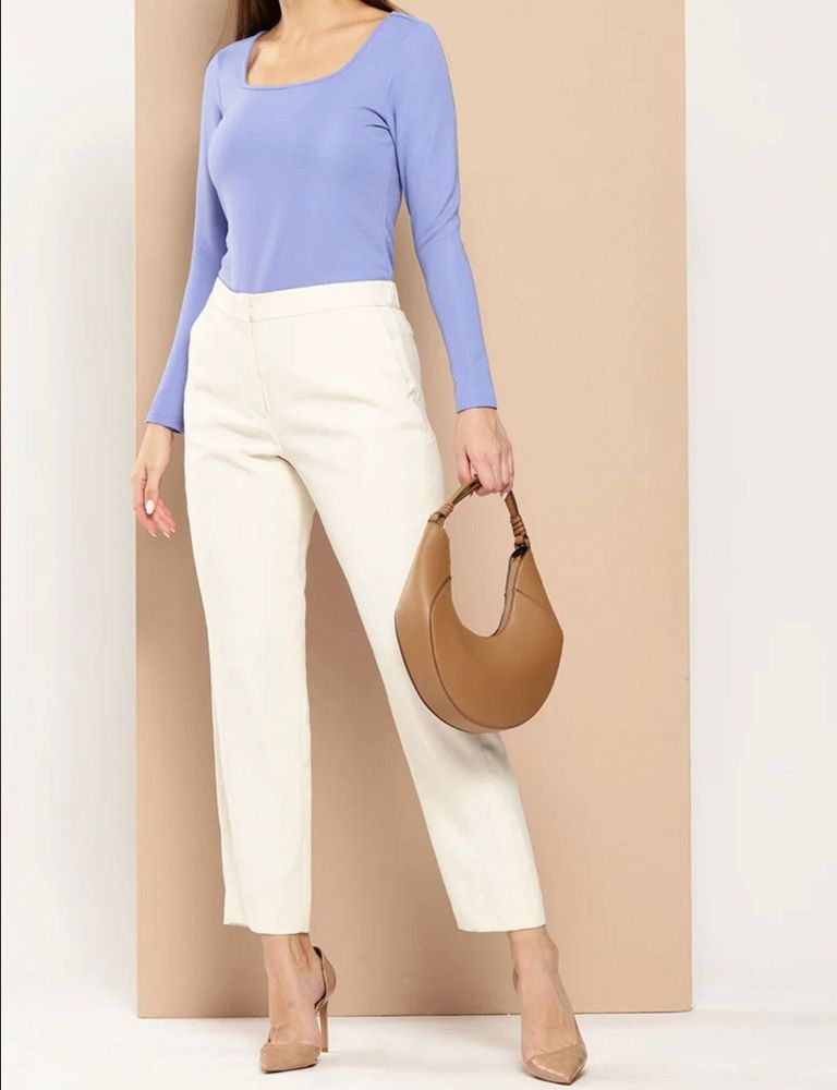 Stylish Lavender Long Sleeve Top