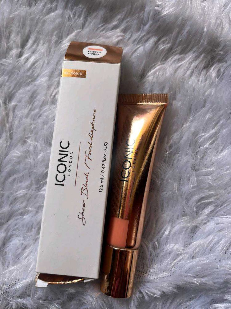 Iconic London Sheer Blush - Cheeky Coral