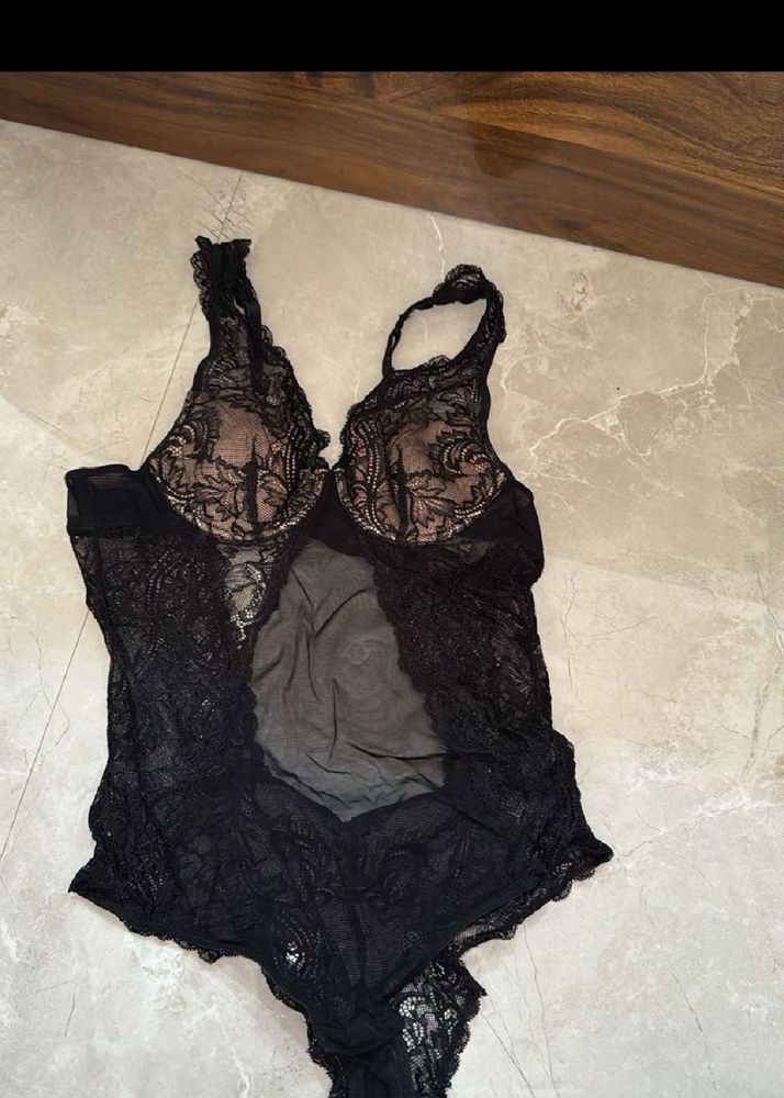 Black Lace Bodysuit