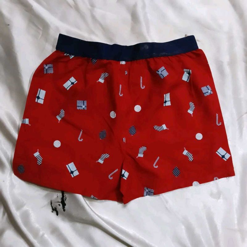 Fun Red Patterned Boxers