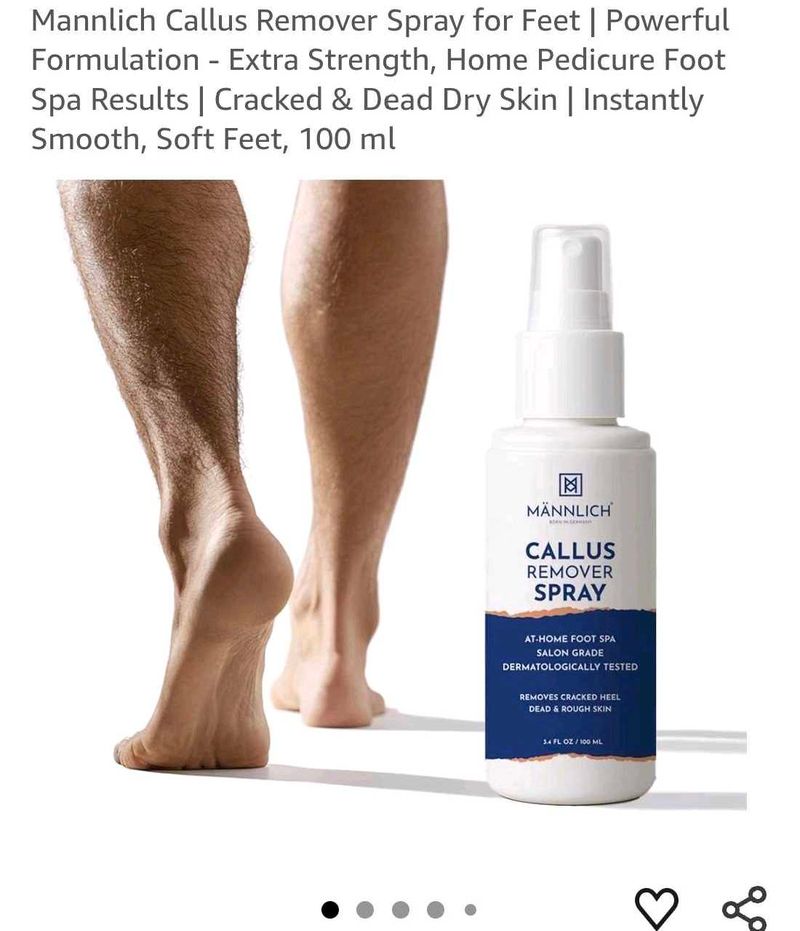 Mannlich Callus Remover Spray for Feet