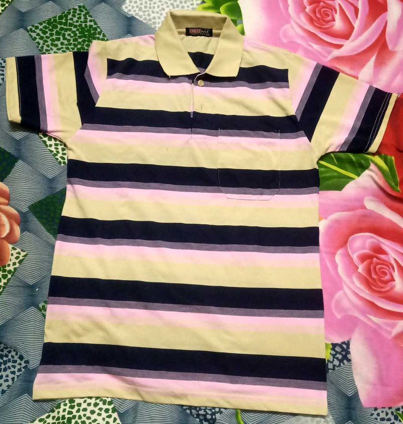 Multicolour Stripe Tshirt