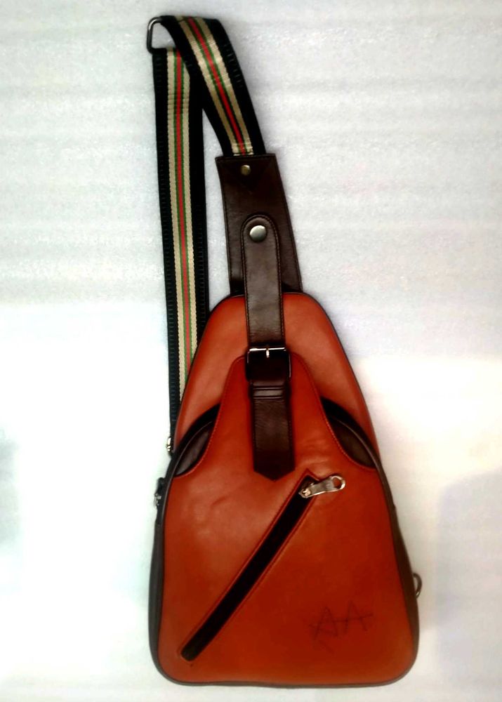 100% Leather one Side Shoulder Bag Luxury #01