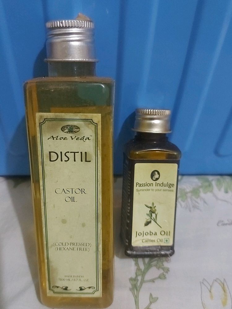 Donation- Castor And Jojoba Oil