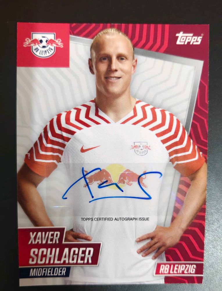 SINGLE AUTOGRAPH - Xaver Schlager