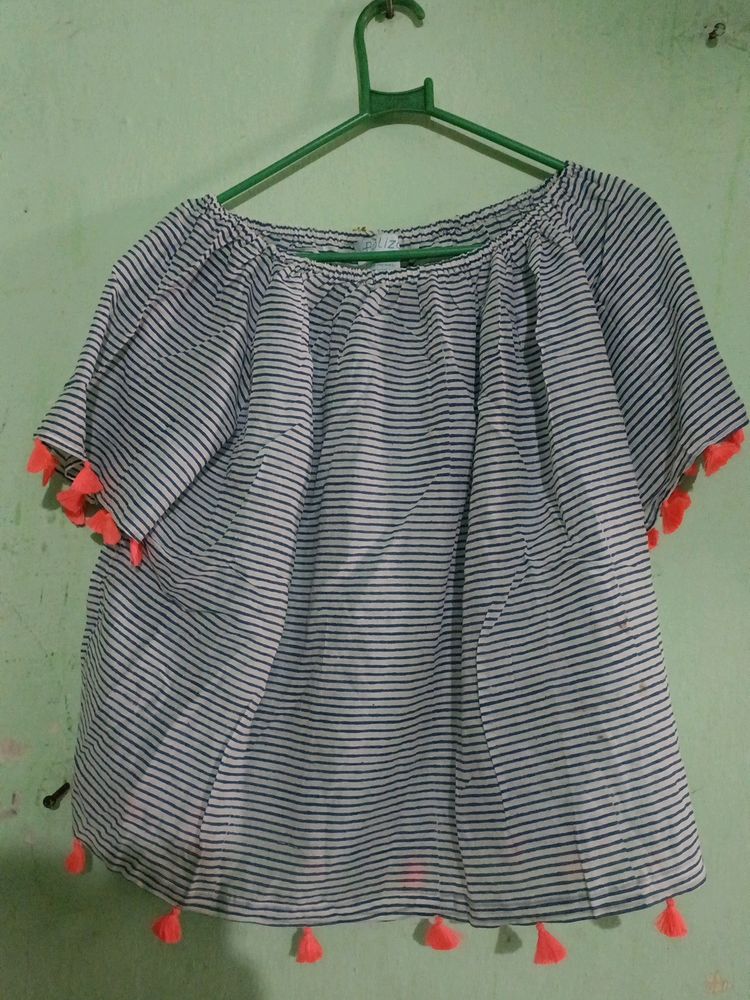 Baliza Ladies Top 100% Cotton Hand Made