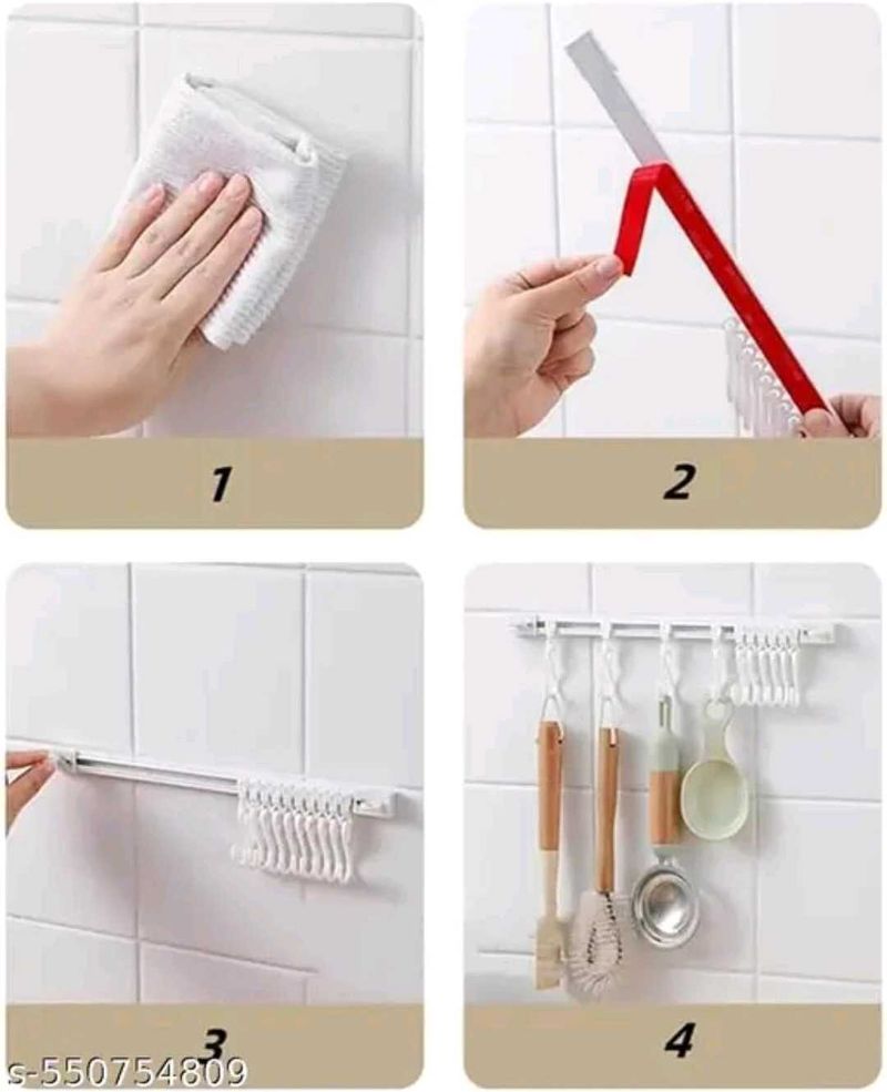 1Pc 10In1 Self Adhesive Kitchen Accessories Items