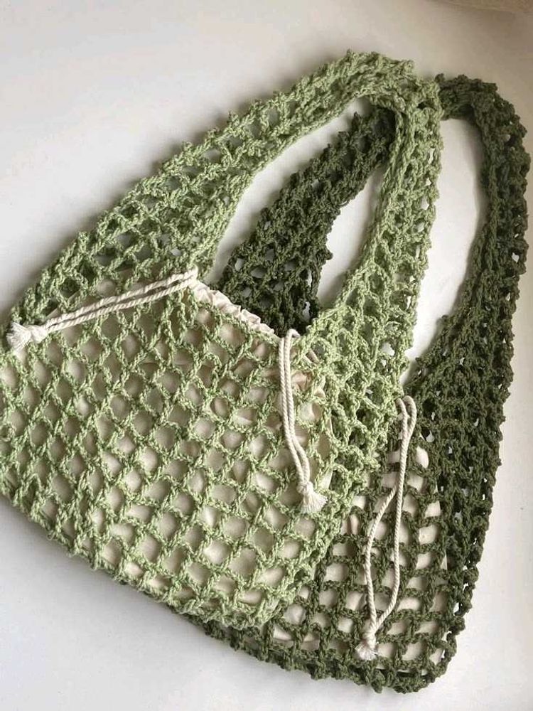 Chic Crochet Tote Bag