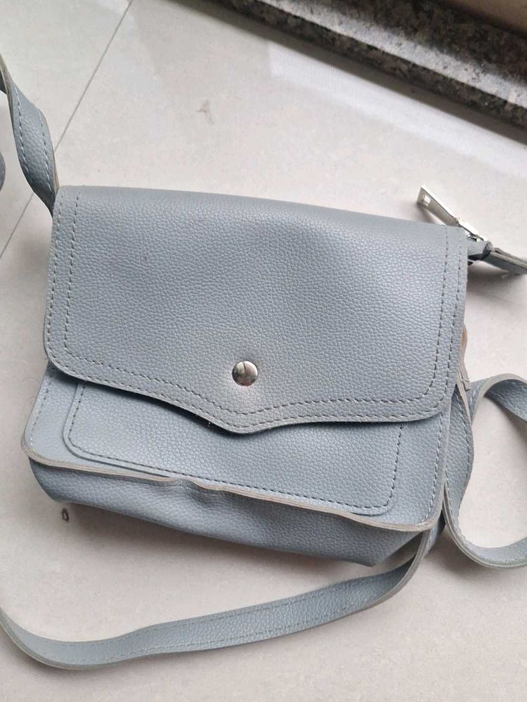 Light Blue Crossbody Bag