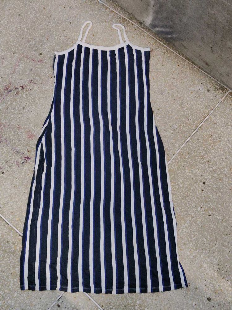 Striped Sleeveless Dress