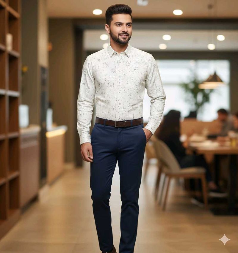 Stylish Twills Printastic Shirt