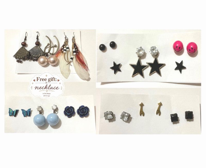 13 PAIR EARRINGS SET
