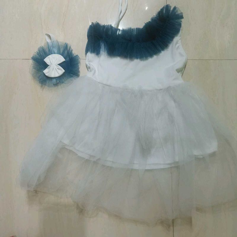 Adorable Tulle Dress with Headband