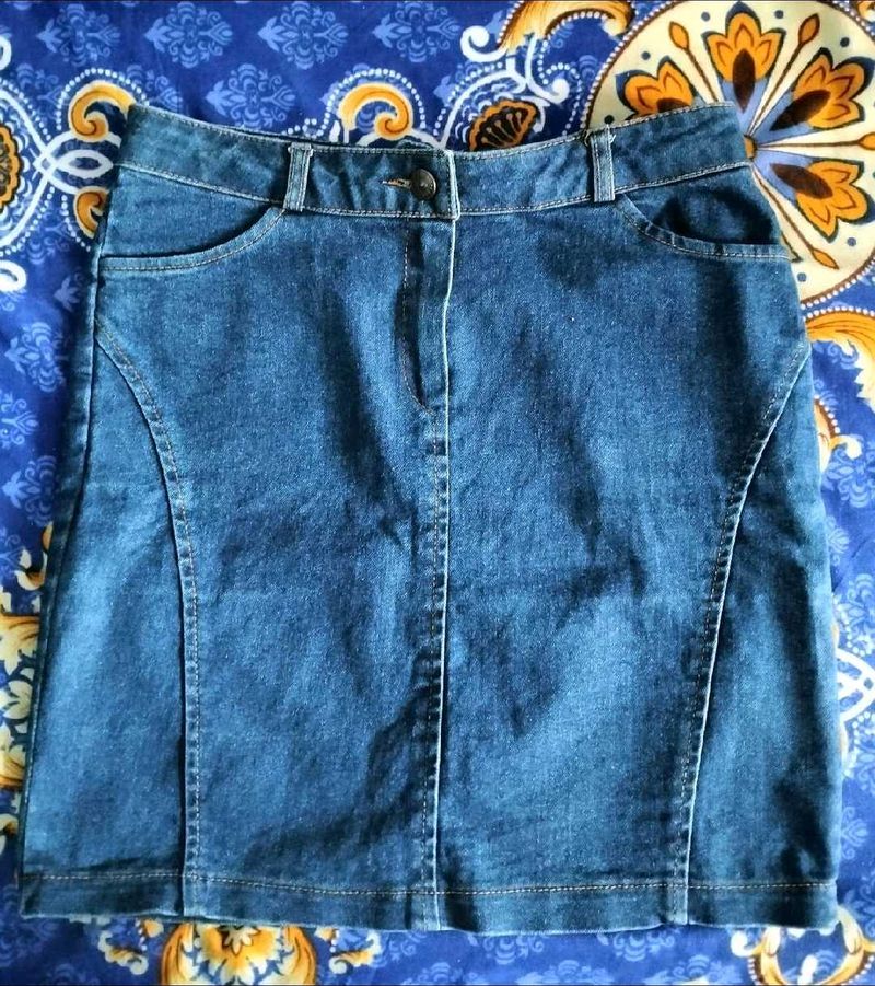 Classic Denim Mini Skirt