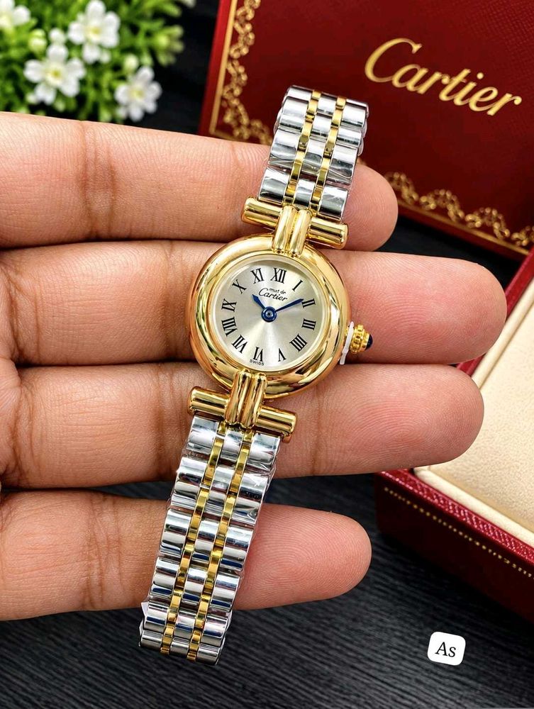 Cartier Watch - Elegant Two-Tone Design