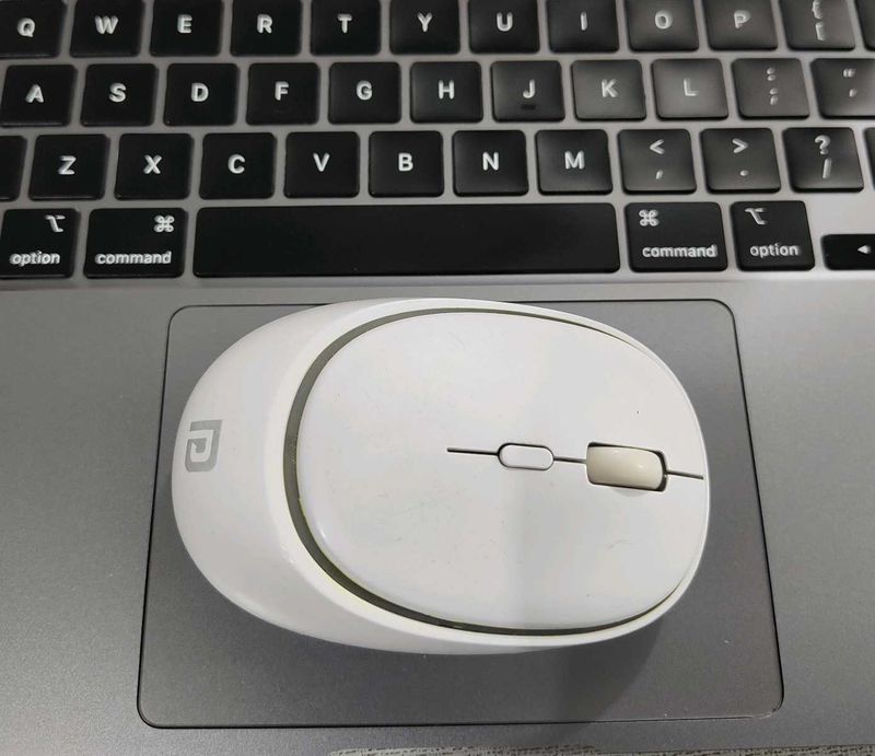 Portronics White Wireless Computer Mouse