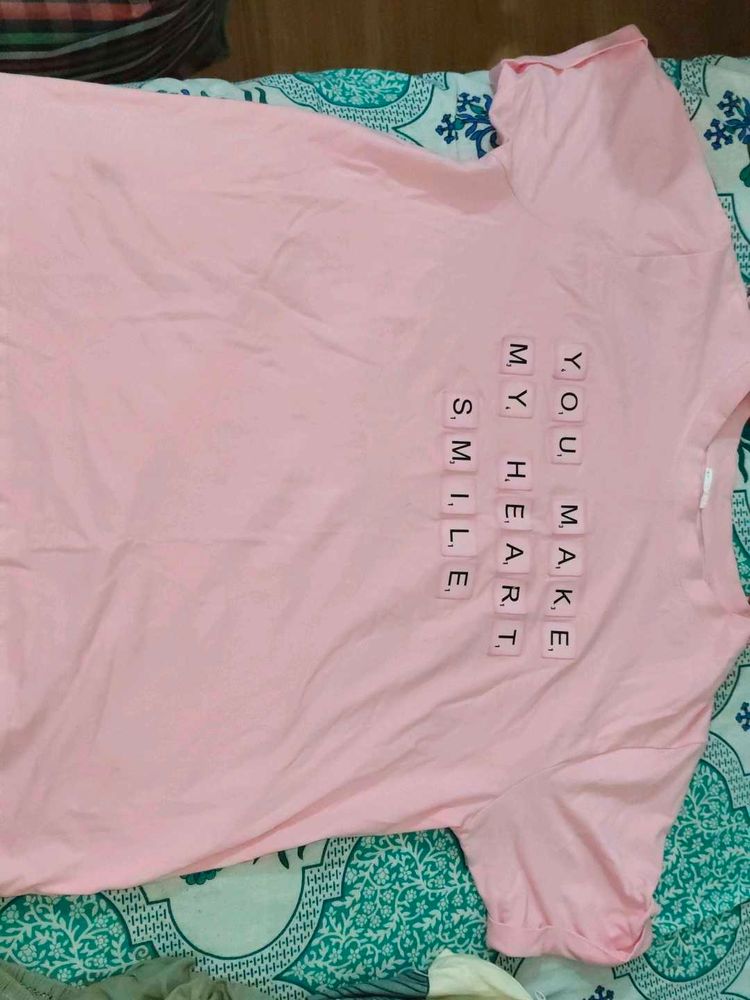 Pink Graphic T-Shirt