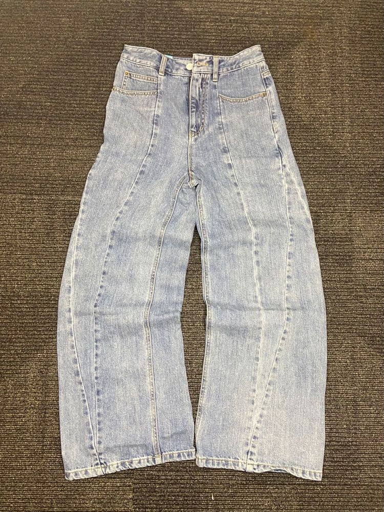 Wide Leg Denim Jeans