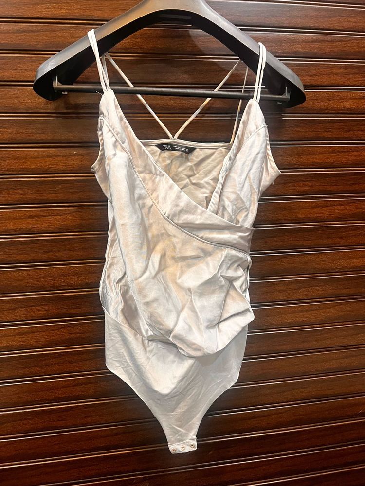 Zara Satin Bodysuit