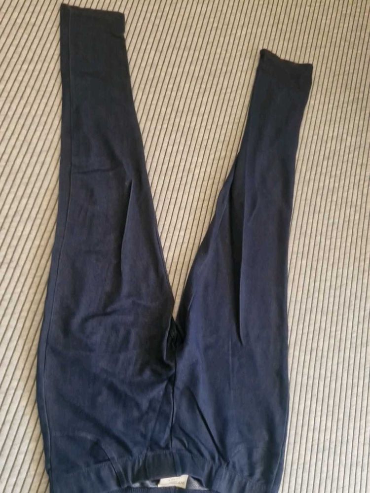 Navy Blue Casual Pants