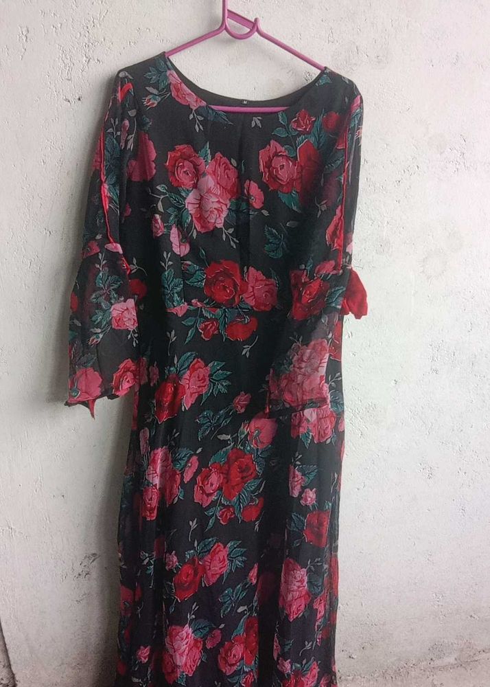 black long dress